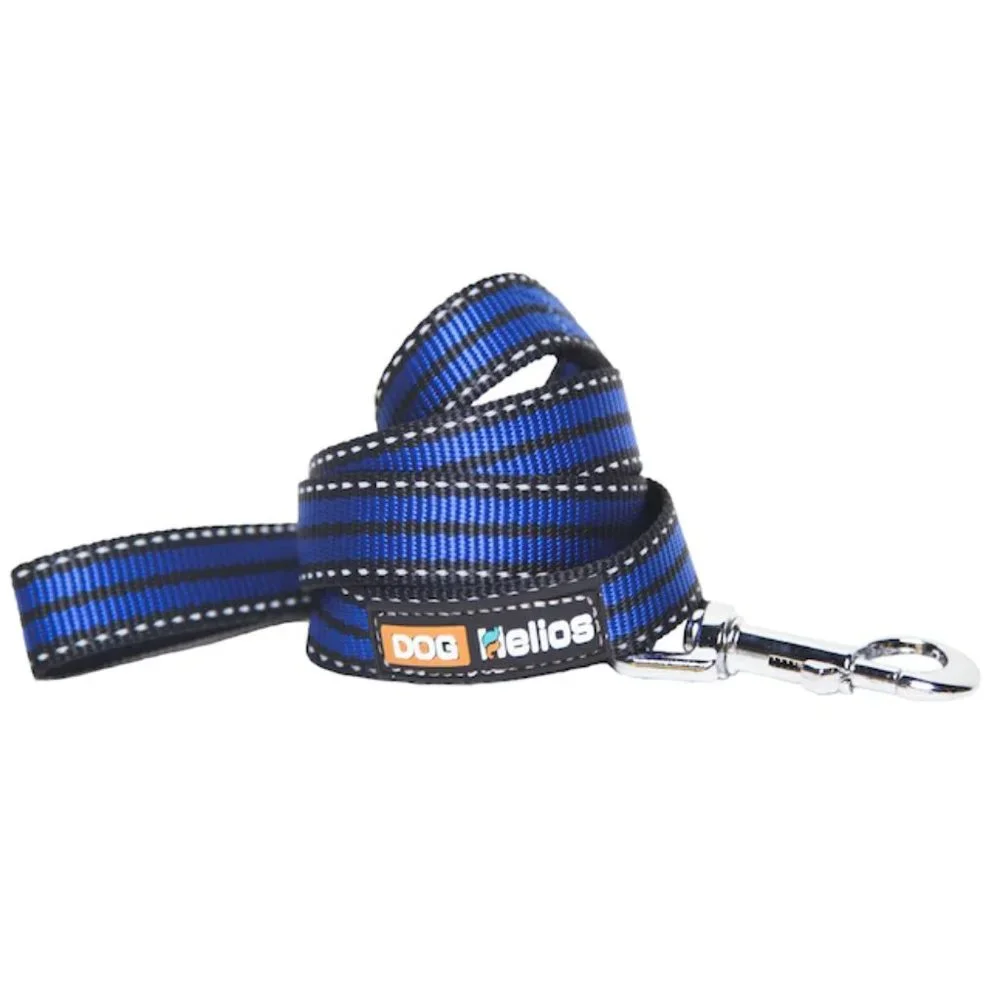 NWT Dog Helios Reflective Blue Dog Harness, Intermediate 41- 70-lb Large Leash